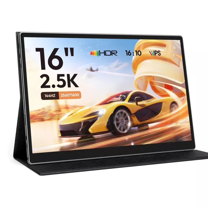 16 tommer 2,5k 144Hz bærbar skærm